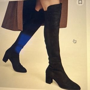 Stuart Weitzman Gillian 60 Suede Over the Knee Boots size 7.5